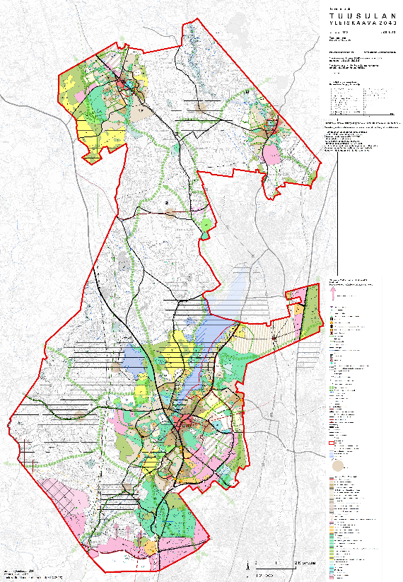 tuusulan kartta Tuusulan yleiskaava 2040   Tuusulan kunnan  sivut