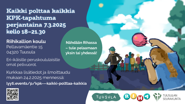 Kaikki polttaa kaikkia -tapahtuma 7.3.2025