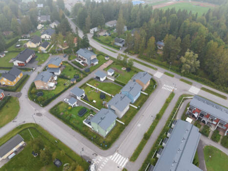 Taloja ilmasta käsin