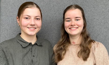 Innovaatioprojektin tekijät Pinja Jokinen ja Amanda Oinonen