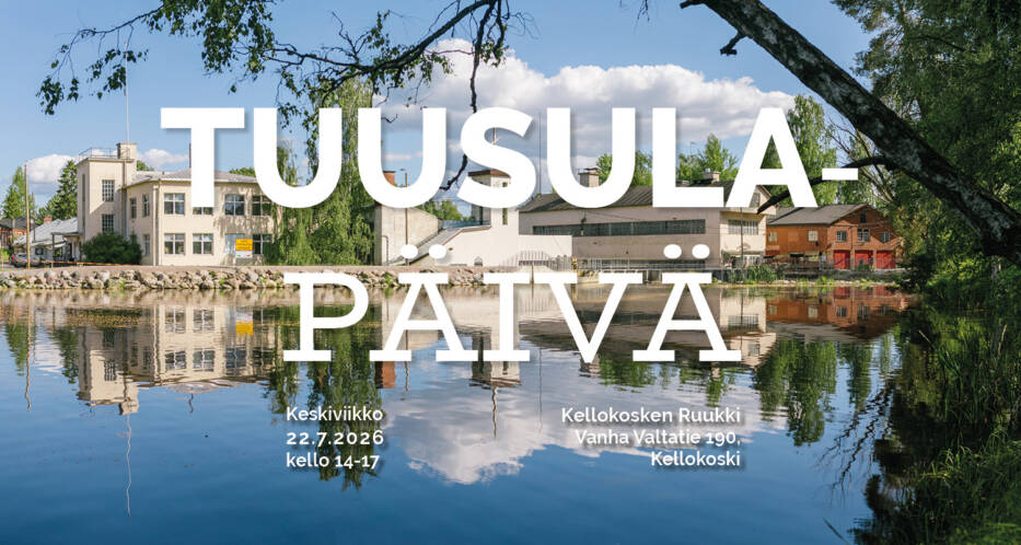 Kellokosken Ruukilla vietettävän Tuusula-päivän mainos.