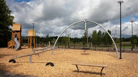 The playground area at Tuusulanjärvi Nursery