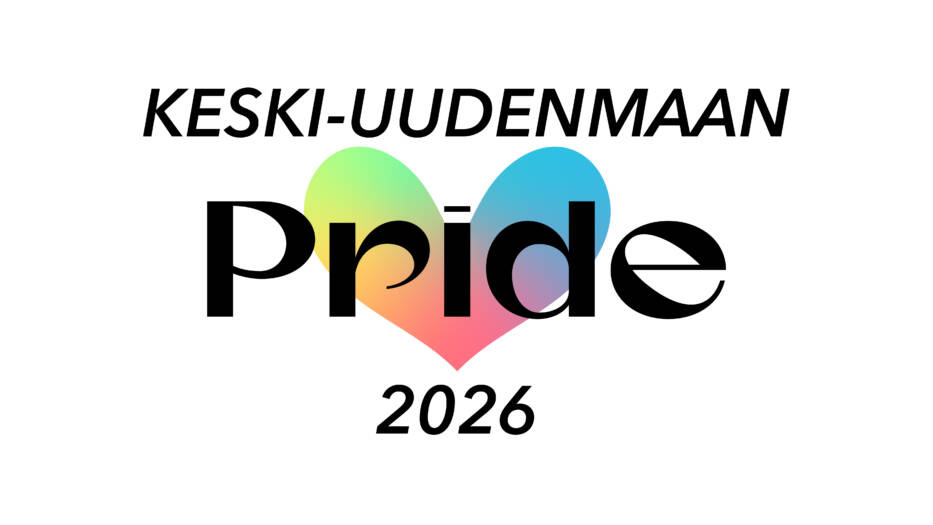 Kuvassa Keski-Uudenmaan Priden uusi logo